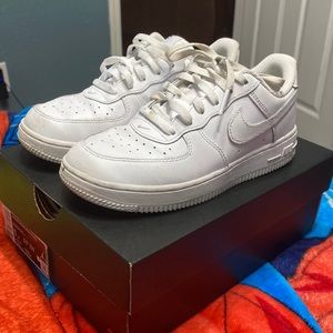 Boys white Air Force 1